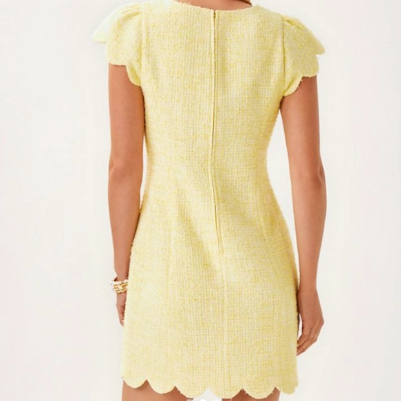 NWT Lilly Pulitzer Maisley Boucle Shift dress Sunny Yellow Size 10 NWT - Picture 2 of 8